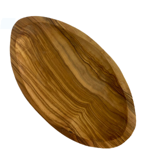 olivewood oval dish