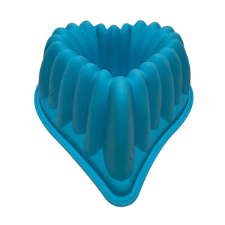 Moule à Cake en Silicone - Coeur en Bleu