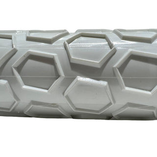 Rouleau à Patisserie Décoratif Blanc à Motif "Hexagone"