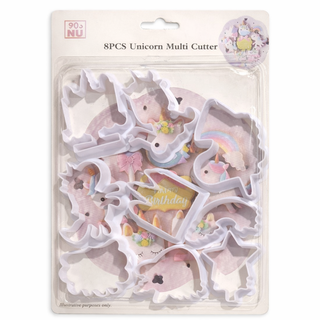 Lot de 9 Emporte-pièces Licorne