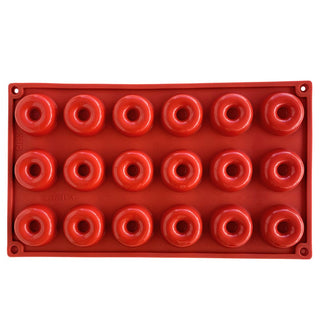 Moule en silicone à 18 pièces pour des mini cakes rond