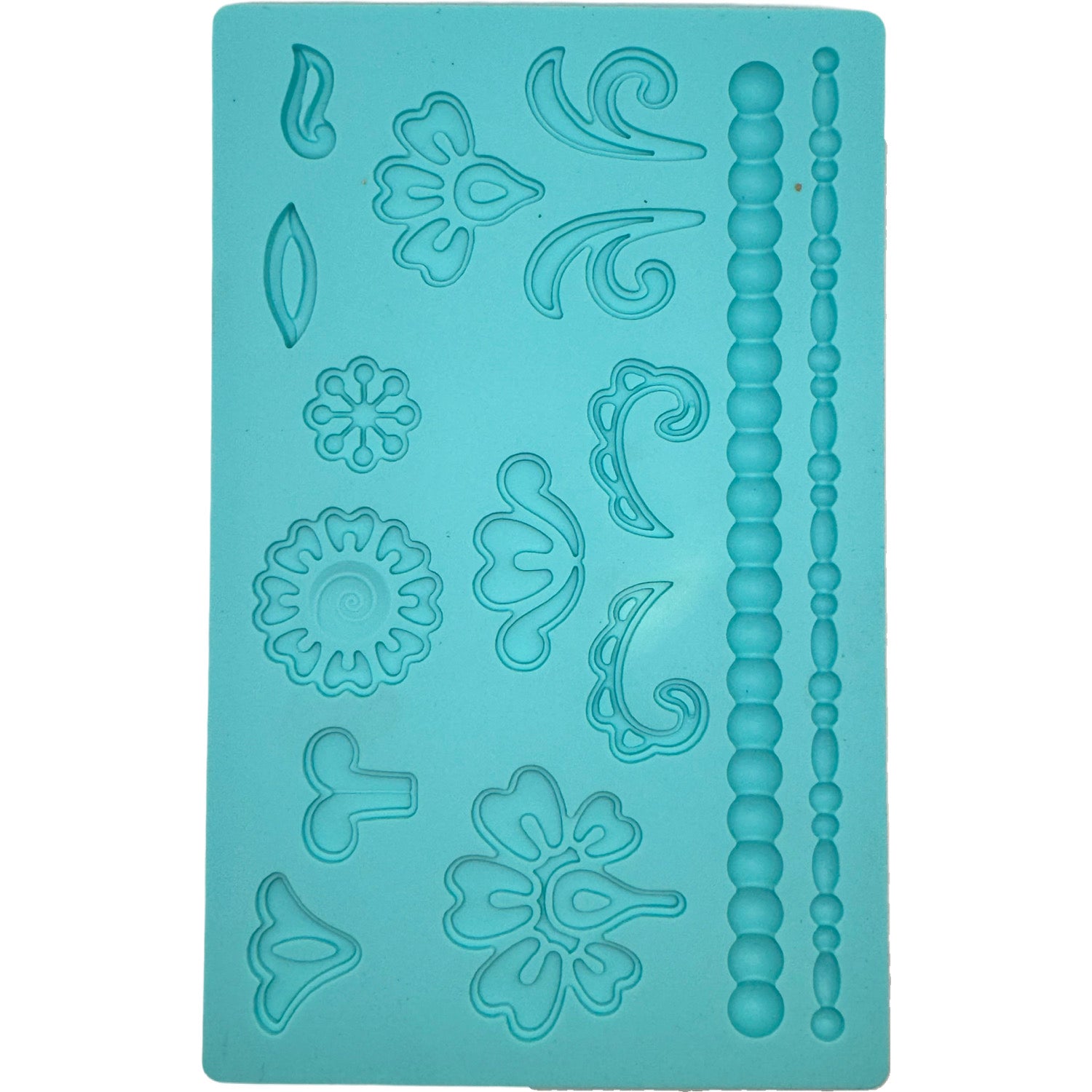 Moule en Silicone pour Pâte à Sucre - Motifs Variés