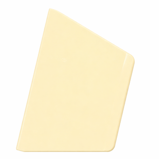 Racloir Coupe-Pâte En Plastique Jaune Clair
