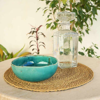 Set simple en Halfa, set de table en halfa tunisienne, set de table hand made, set de table design moderne