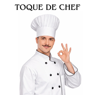 Toque de Chef Blanche Prestige – 9 Inch