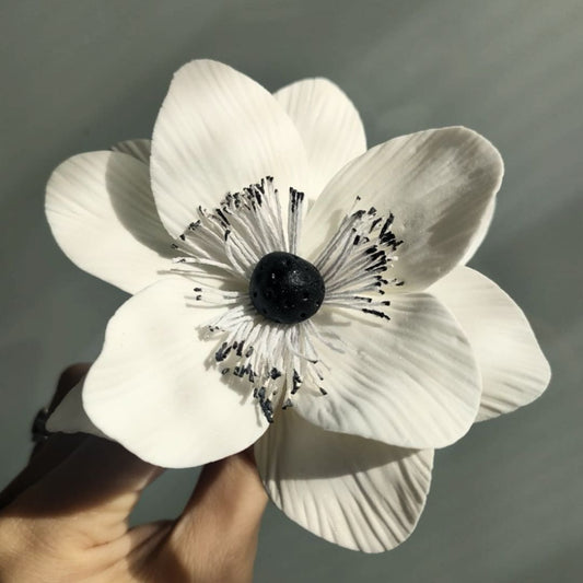 Fleurs en pâte à sucre Coco Anémone