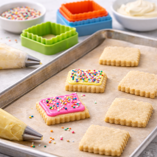 Set De Découpeurs Carrés Ondulés