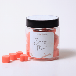 Minis fondants parfumés petit cœur "Energy Meet"