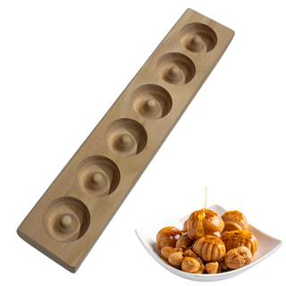 Moule Maamoul en Bois – 6 Empreintes