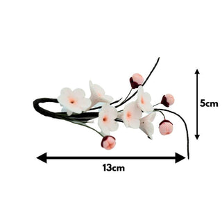 Fleurs "cerisier" en sucre comestibles